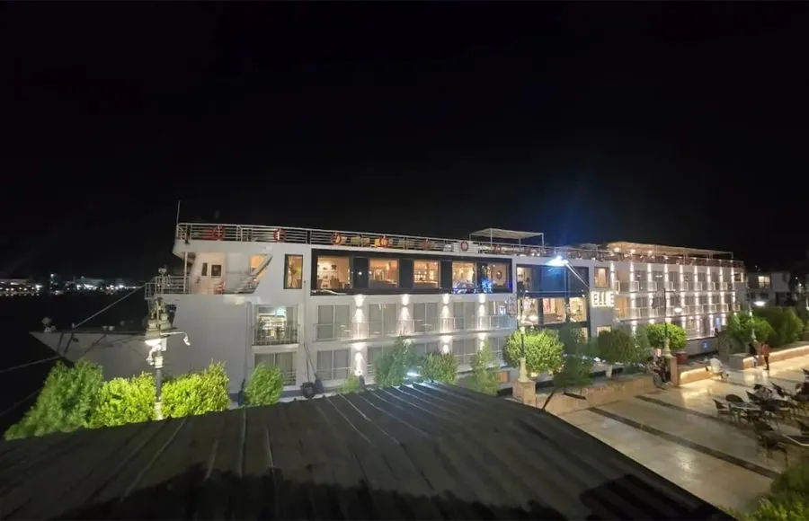 Exterior view of the Ellie Nile Cruise Nile cruise ship